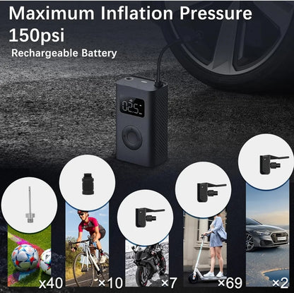 Portable Wireless Air Compressor Car